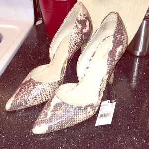 Snakeskin Heels